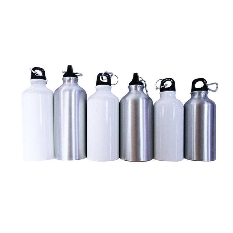 600ml 400ml 750ml Wholesale Promotions Classic Silver Stainless Steel Sublimation Blank Sports Bottle